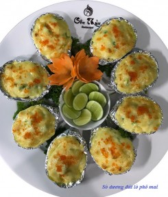 Sò dương đút lò phô mai